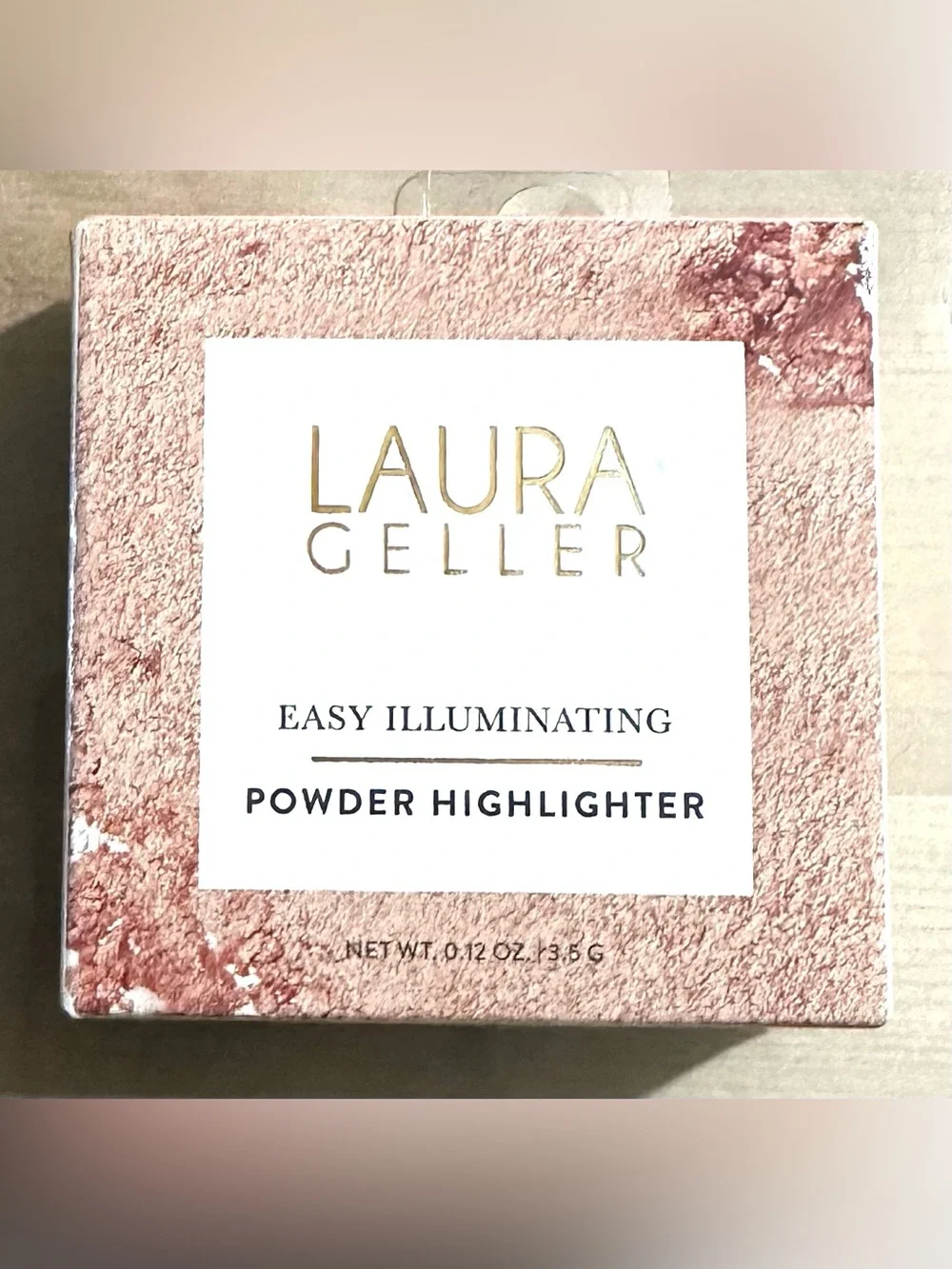 NEW, Laura Geller Easy Illuminating Powder Highlighter Champagne 0.12 oz